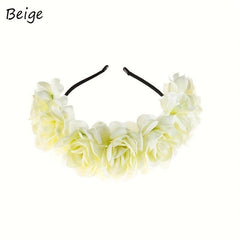 Women's Sweet Flower Headband for Travel Beer