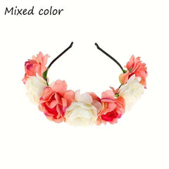 Women's Sweet Flower Headband for Travel Beer