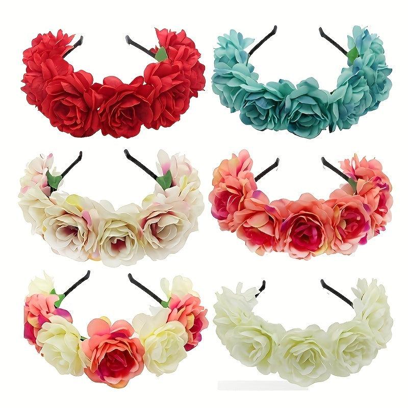 Women's Sweet Flower Headband for Travel Beer