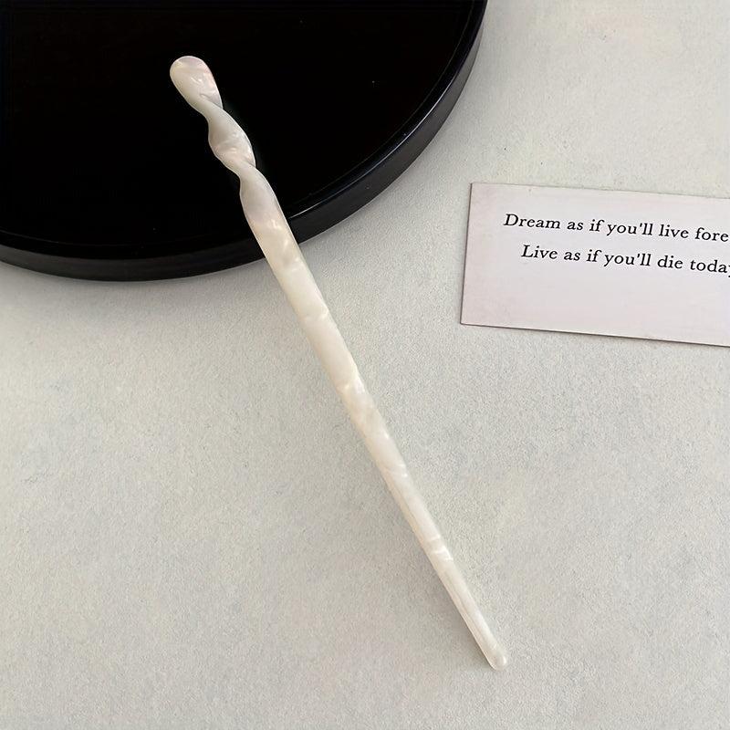 Marble Pattern Hairpin Headdress Vintage Hair Accessories