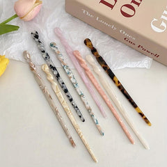 Marble Pattern Hairpin Headdress Vintage Hair Accessories