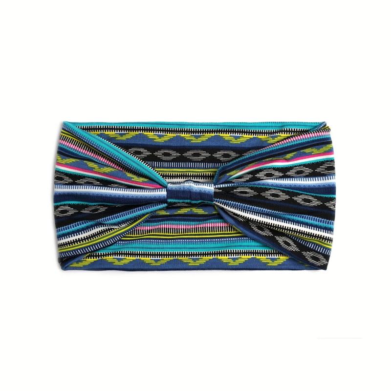 Colorful Bohemian Style Wide Headband for Women