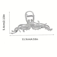 Large Octopus Metal Hair Claw Clip Non Slip Strong Hold Grip Hair Jaw Clip
