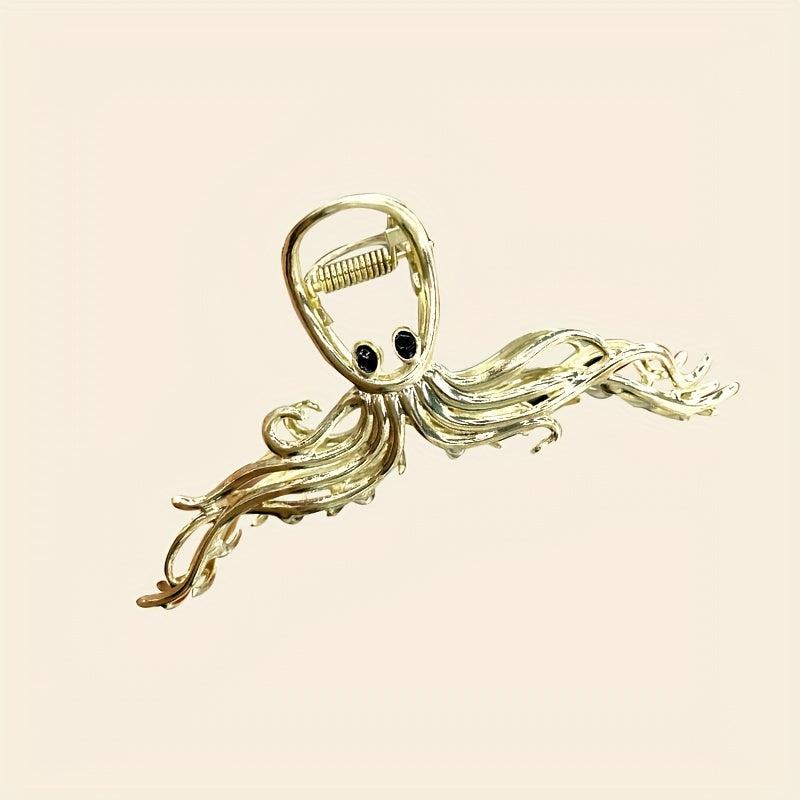 Large Octopus Metal Hair Claw Clip Non Slip Strong Hold Grip Hair Jaw Clip