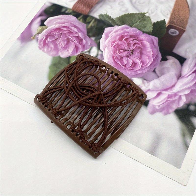 Knotted Hair Comb For Women with Hair Elastic