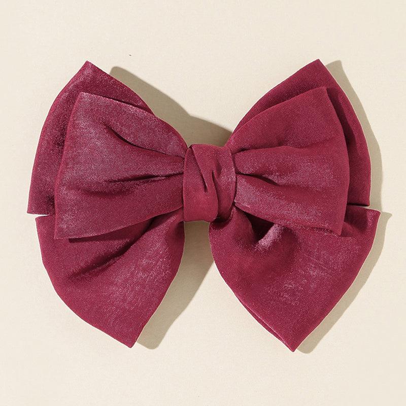 Bow Hair Clips Bowknot Barrette Headband Hairband Christmas Women Girls Headdres