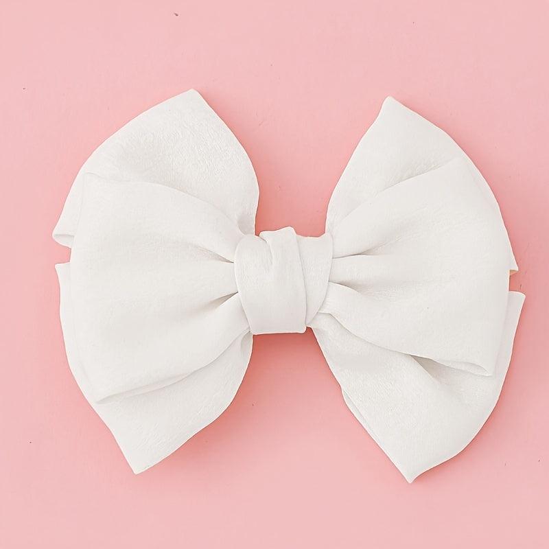 Bow Hair Clips Bowknot Barrette Headband Hairband Christmas Women Girls Headdres