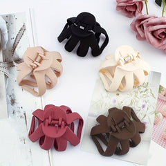 5pcs Matte Hair Clips Strong Grip for Women