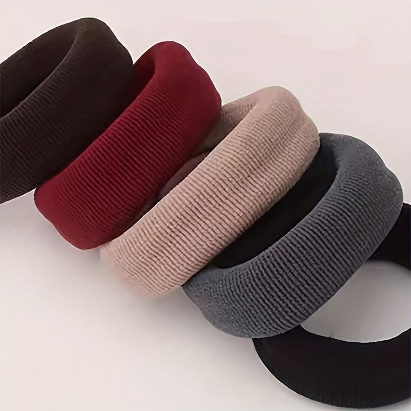 5pcs Minimalist Hair Ties Non Slip Elastic Hair Accessory