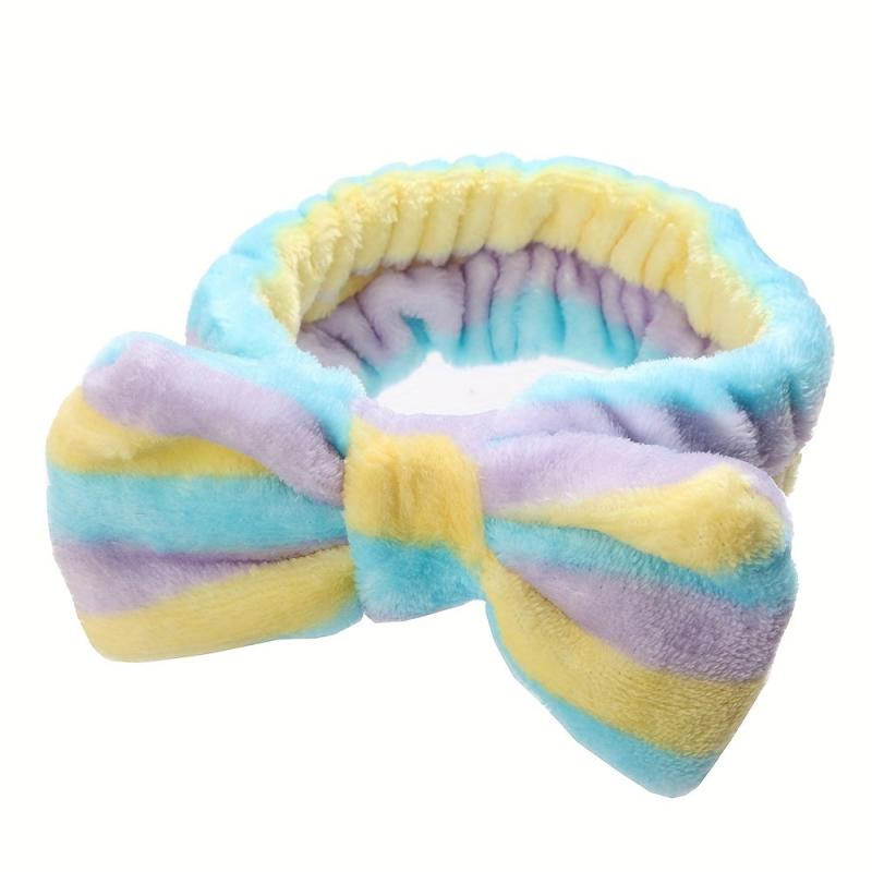 Bowknot Headband High Elasticity Hair Accessories for Spa Makeup