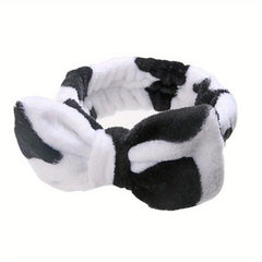 Bowknot Headband High Elasticity Hair Accessories for Spa Makeup