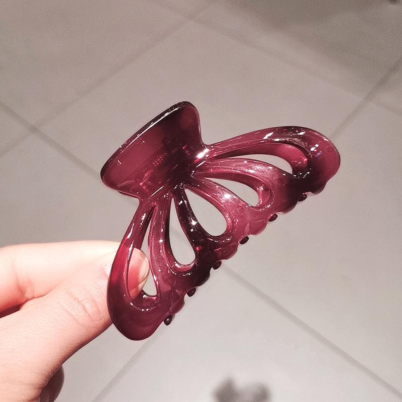 Colorful Clear Hair Claw Clip Non Slip Strong Hold Grip Hair Jaw Clip