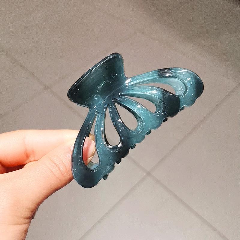 Colorful Clear Hair Claw Clip Non Slip Strong Hold Grip Hair Jaw Clip