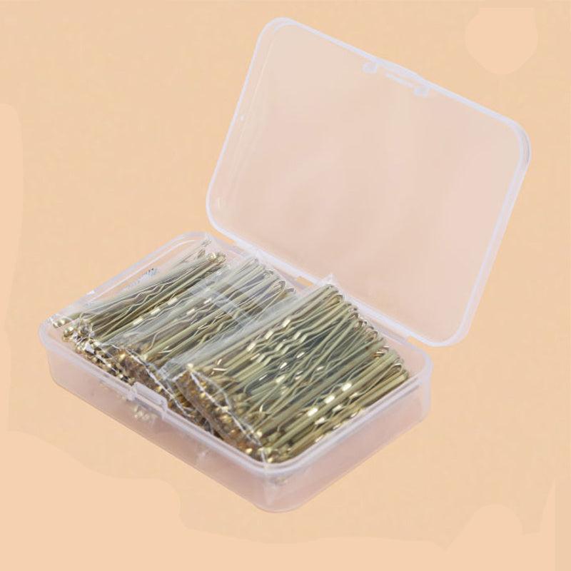 200 Blonde Hair Pins Hairpins With Box For Women Lady Girls Hair Pin