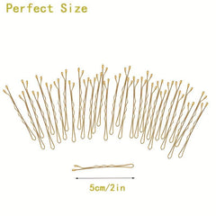 200 Blonde Hair Pins Hairpins With Box For Women Lady Girls Hair Pin