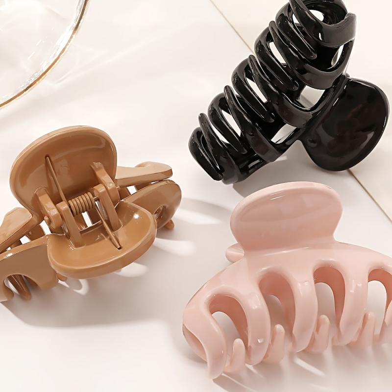 Acrylic Hair Claw Clips for Women Small Medium Thin Hair Accessories