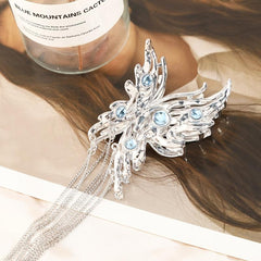 Butterfly Jumbo Tassel Hair Clip Metal Butterfly Hair Pin Minimalist Hair Claw