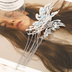 Butterfly Jumbo Tassel Hair Clip Metal Butterfly Hair Pin Minimalist Hair Claw