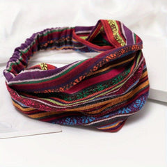 Boho Style Knitting Headband Hair Accessories Head Scarf