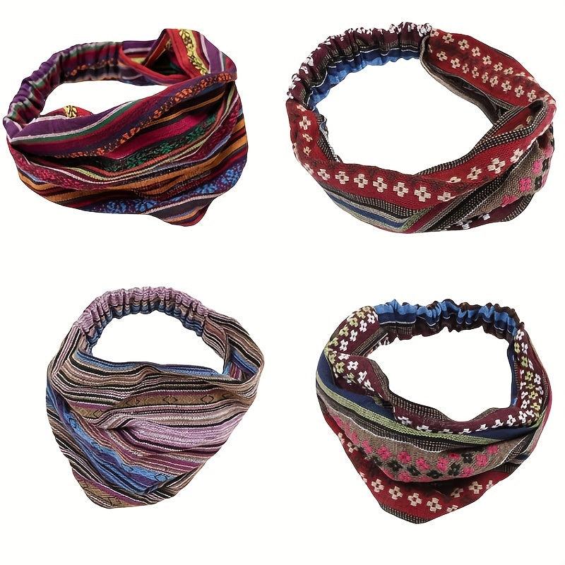 Boho Style Knitting Headband Hair Accessories Head Scarf