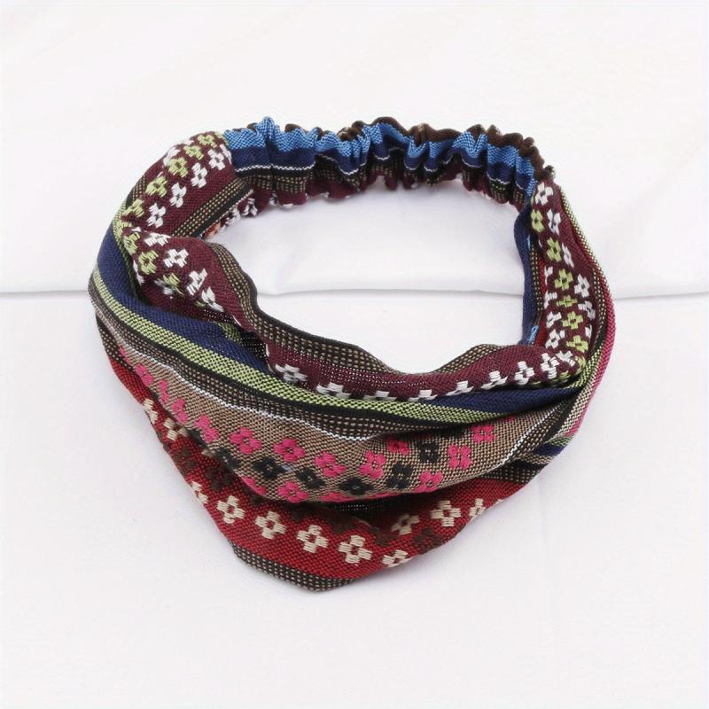 Boho Style Knitting Headband Hair Accessories Head Scarf