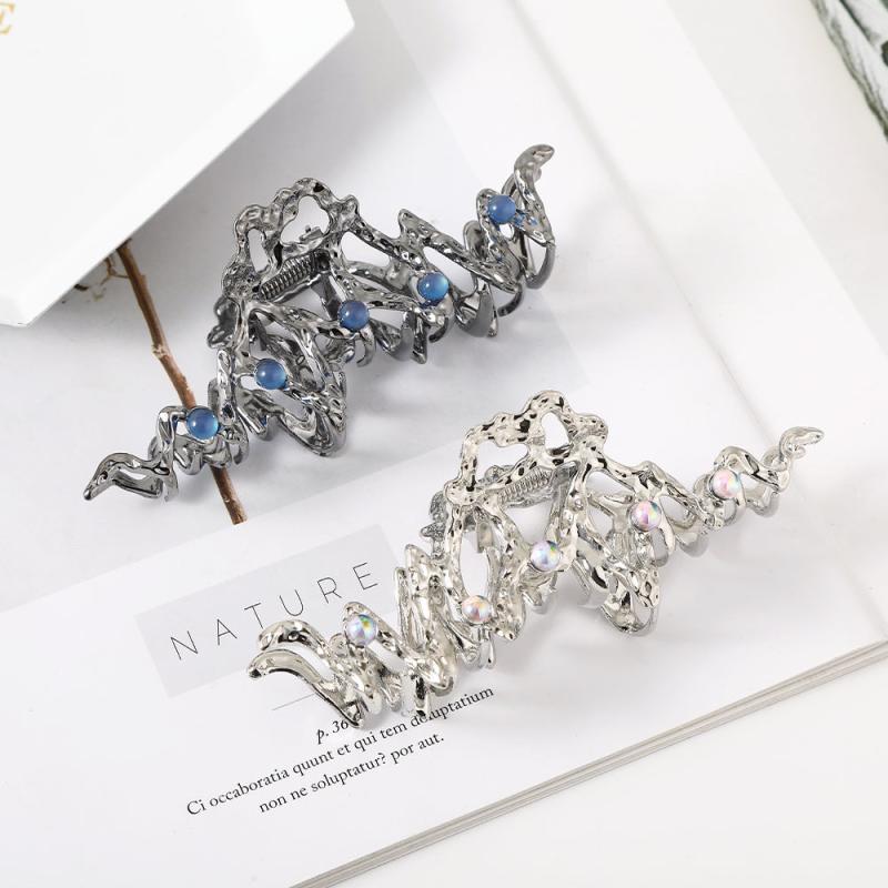 Irregular Crystal Hair Pin Hair Clips For Thick Thin Hair