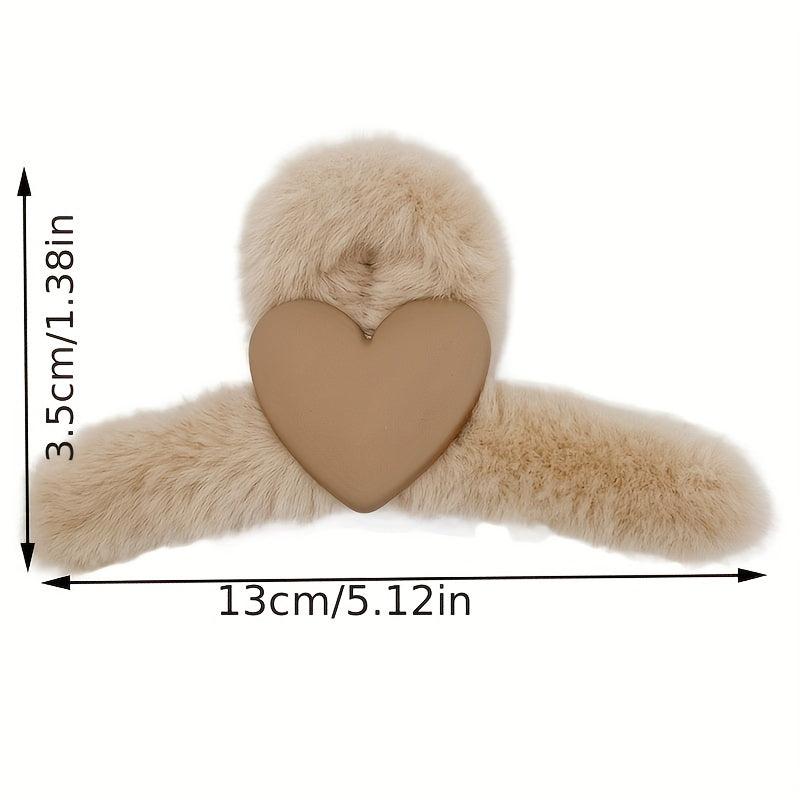 Plush Doll Hair Clip Headdress Hair Claw Female Hair Accessories