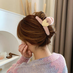 Plush Doll Hair Clip Headdress Hair Claw Female Hair Accessories