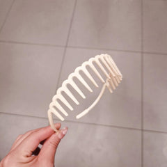 Wave Shape Plastic Hair Comb Headband Elastic Headbands Hair Accessories