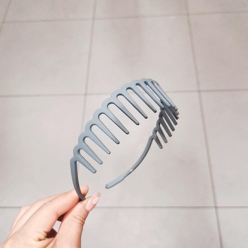 Wave Shape Plastic Hair Comb Headband Elastic Headbands Hair Accessories