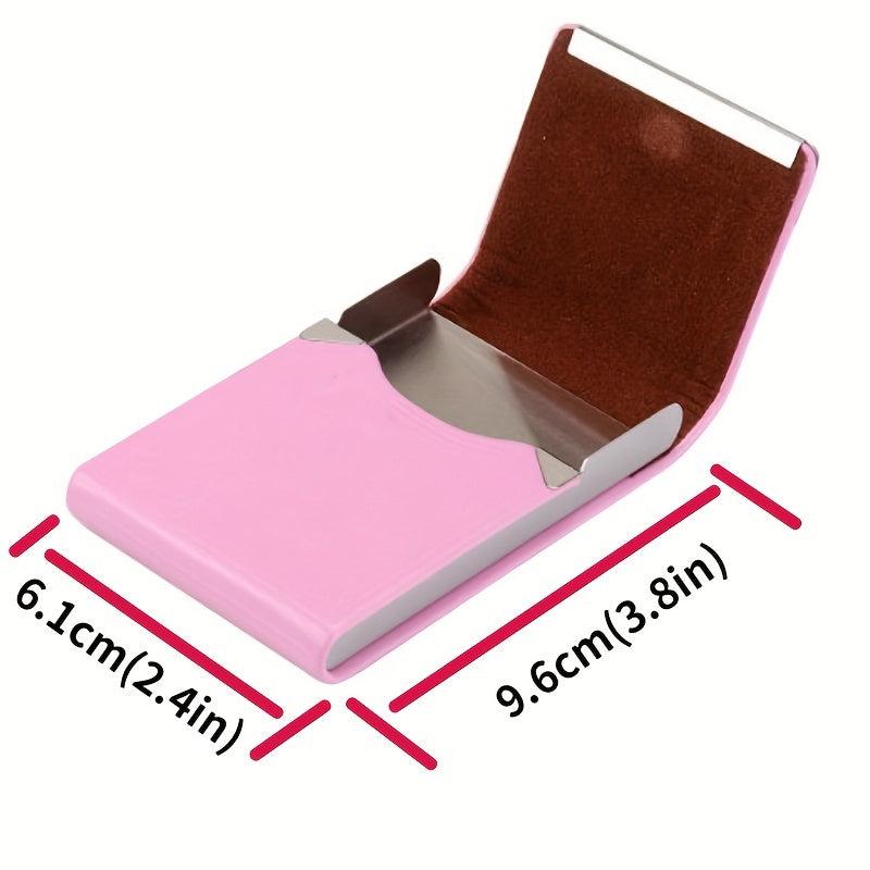 Women's Ultra thin Tobacco Cigarette Case Leather Cigarette Bag