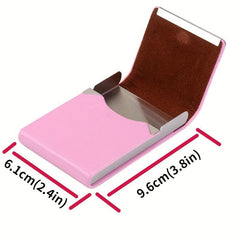 Women's Ultra thin Tobacco Cigarette Case Leather Cigarette Bag