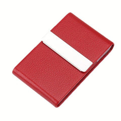Women's Ultra thin Tobacco Cigarette Case Leather Cigarette Bag