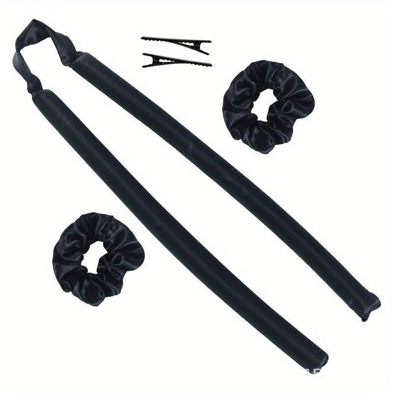 Heatless Curling Rod Headband for Long Hair - Lazy Hair Curler