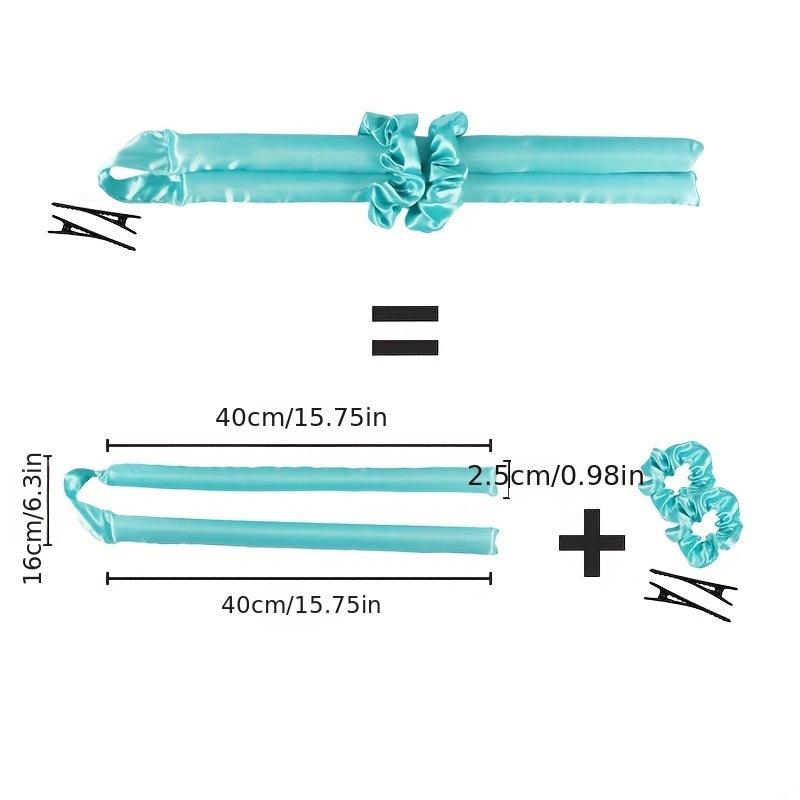 Heatless Curling Rod Headband for Long Hair - Lazy Hair Curler