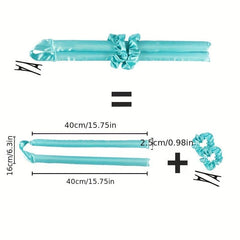 Heatless Curling Rod Headband for Long Hair - Lazy Hair Curler