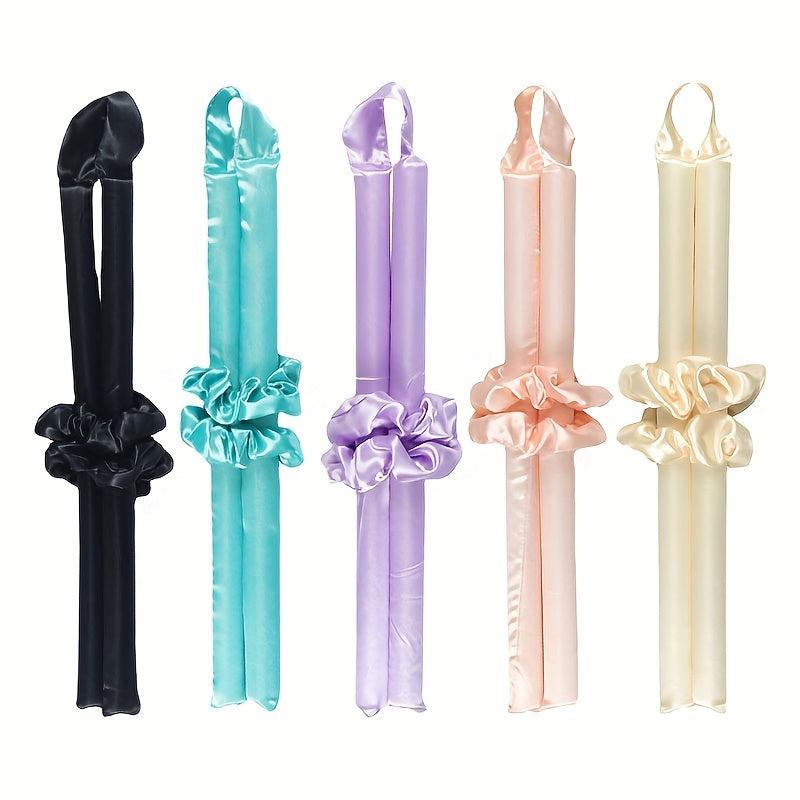 Heatless Curling Rod Headband for Long Hair - Lazy Hair Curler