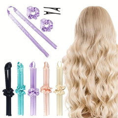 Heatless Curling Rod Headband for Long Hair - Lazy Hair Curler