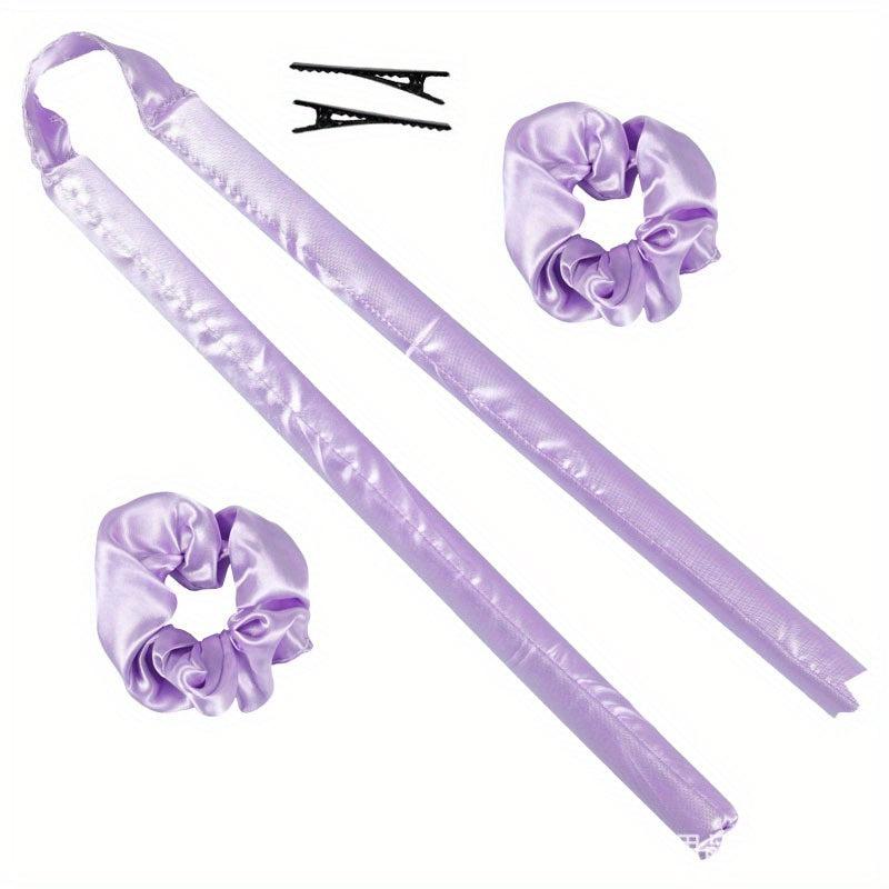 Heatless Curling Rod Headband for Long Hair - Lazy Hair Curler