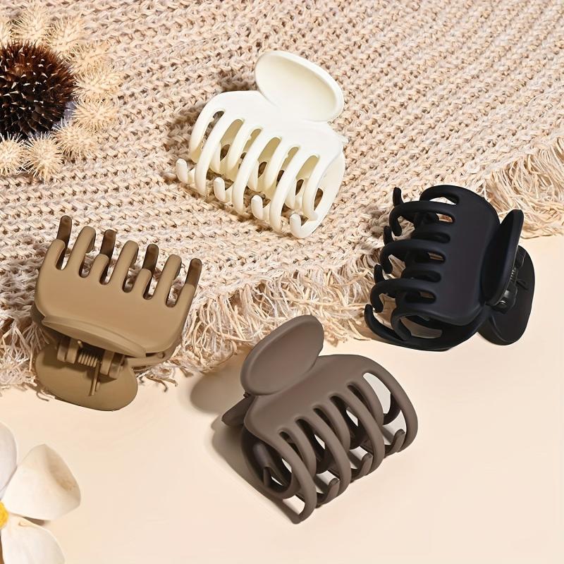 Small Hair Claw Clips Matte Non slip Hair Accessories For Women Girls