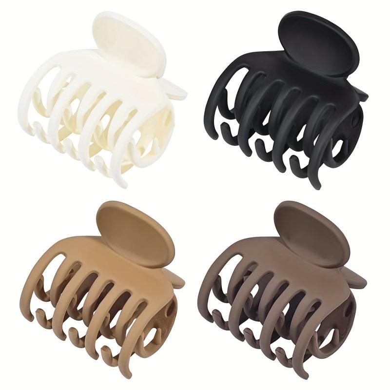 Small Hair Claw Clips Matte Non slip Hair Accessories For Women Girls