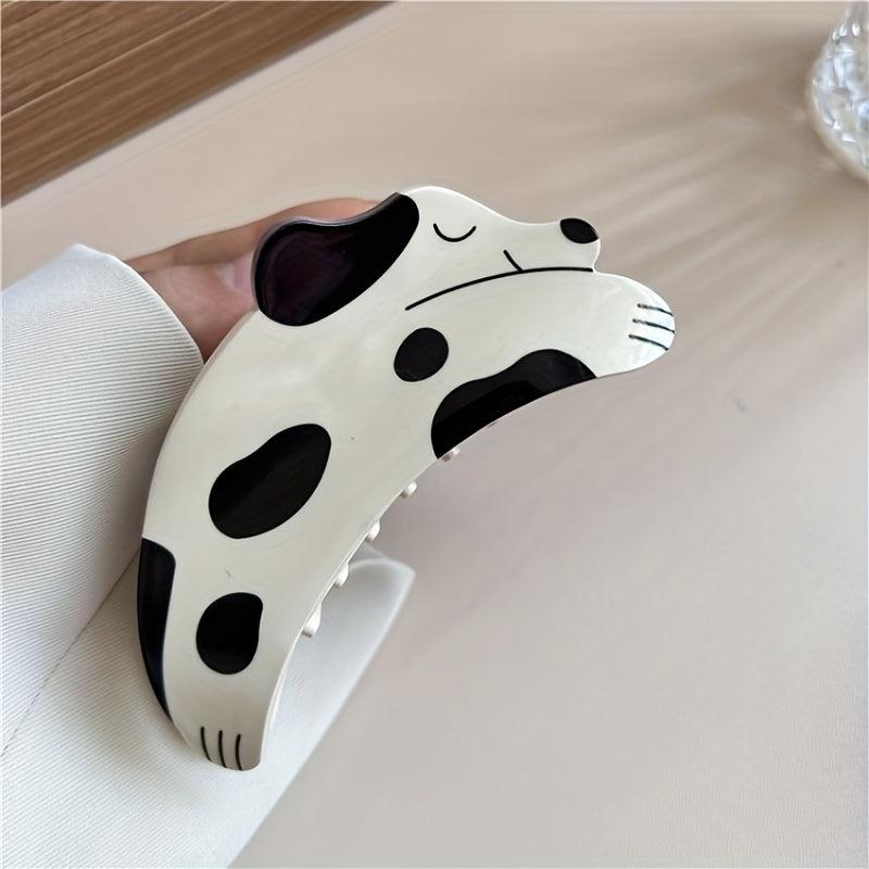 Acetate Cartoon Puppy Hair Claw Female Summer Back Head Hair Claw