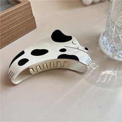 Acetate Cartoon Puppy Hair Claw Female Summer Back Head Hair Claw