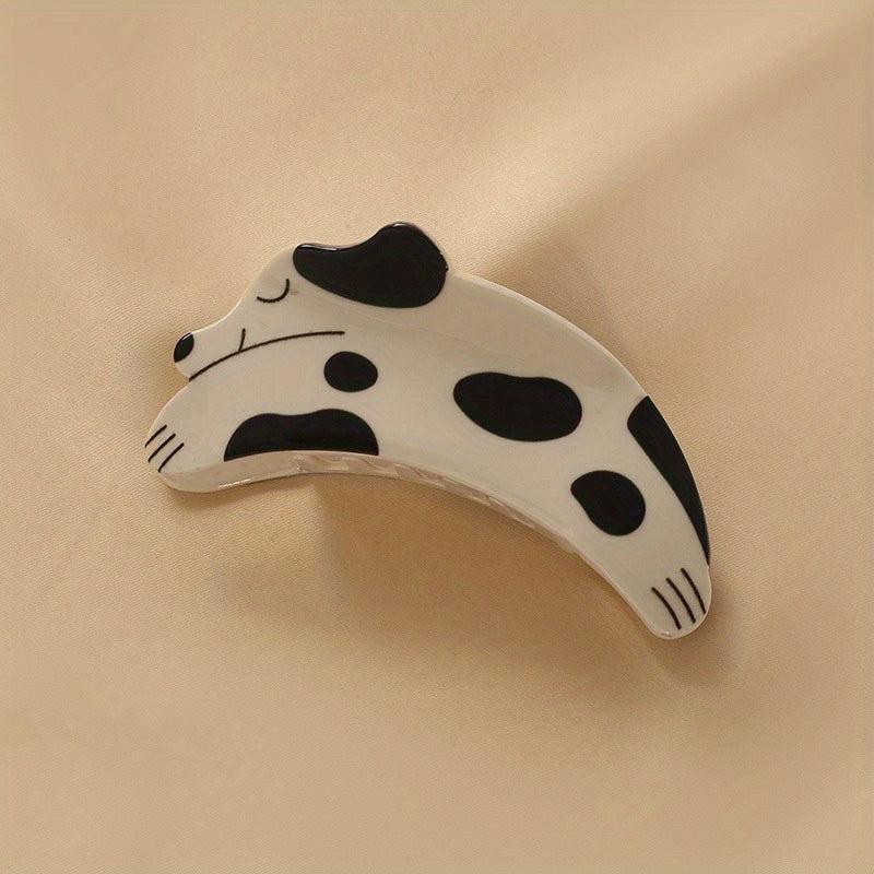 Acetate Cartoon Puppy Hair Claw Female Summer Back Head Hair Claw