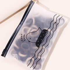 100pcs Hair Elastics Ties Thick Stretchy Rubber Band