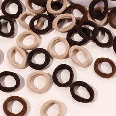 100pcs Hair Elastics Ties Thick Stretchy Rubber Band