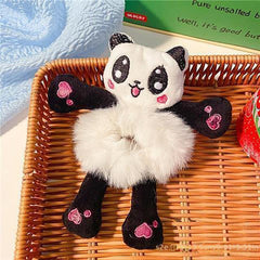 Plush Hair Tie Bear Tie Hair Head Rope Ponytail Holster Hair Scrunchies