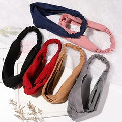 Solid Women's Headbands Headwraps Hair Bands Bows Hair Accessories