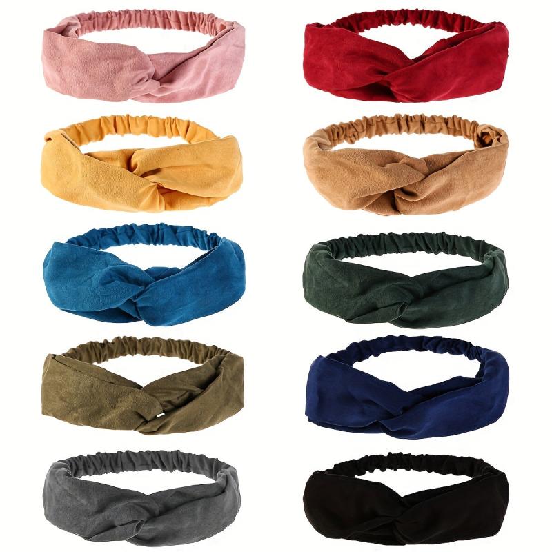 Solid Women's Headbands Headwraps Hair Bands Bows Hair Accessories