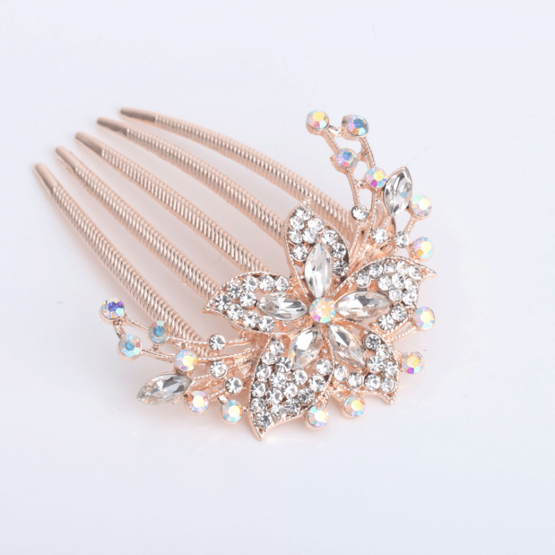 Rhinestone Hair Comb Barrette Hair Clip